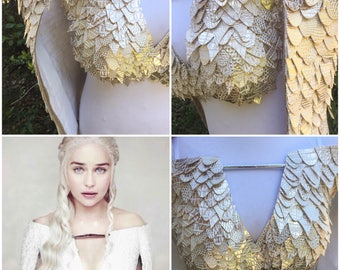 Khaleesi Costume • Daenerys Targaryen • Khaleesi Cosplay • Daenerys Cosplay • Khaleesi Rave Bra (READY TO SHIP!)