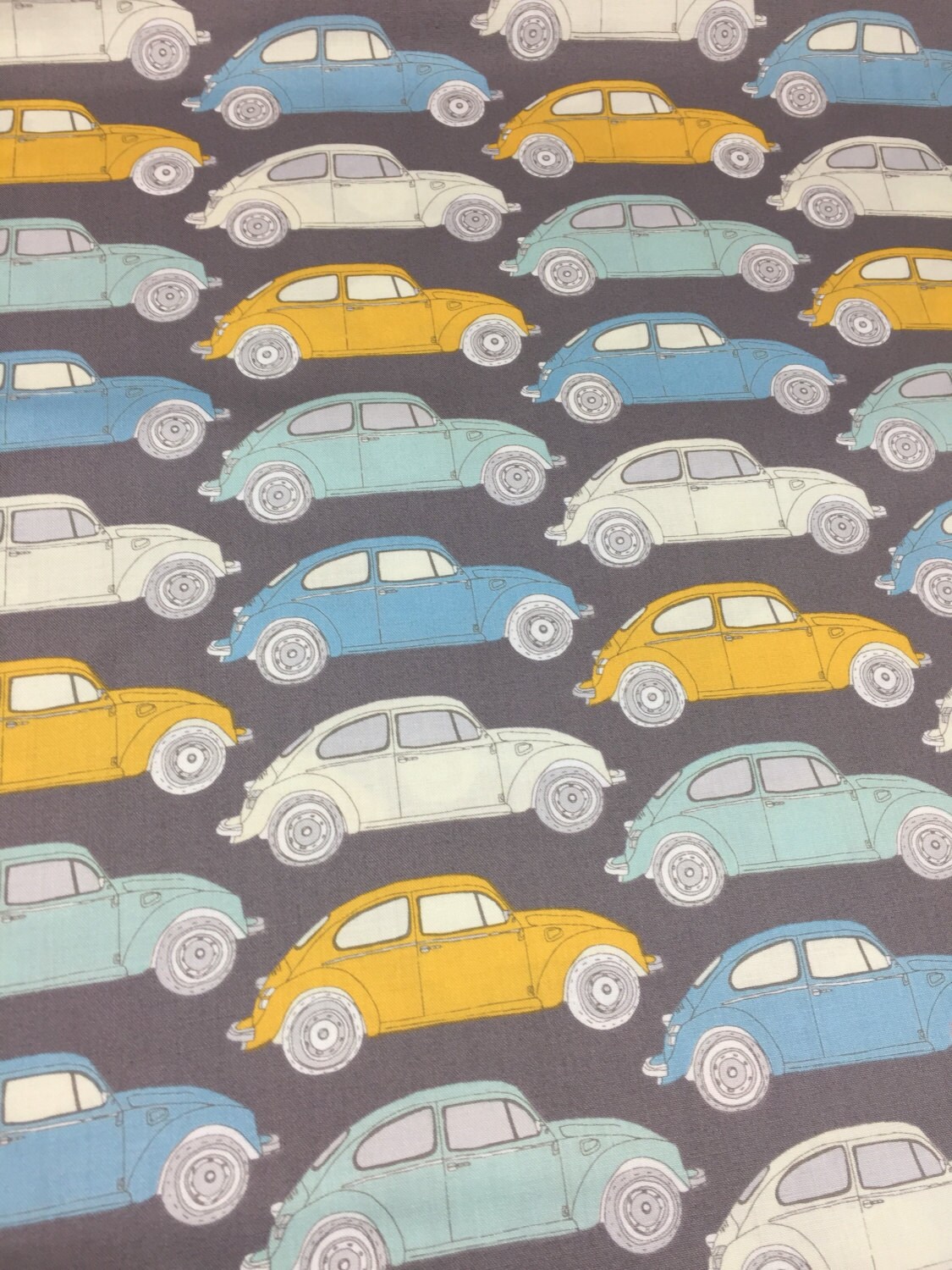 Fabric Freedom VW Beetle Fabric Cotton Fabric Boys Fabric Construction