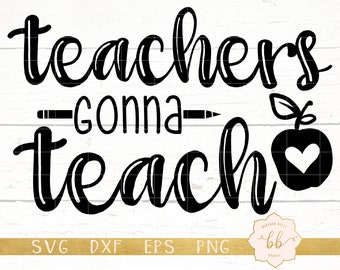 Download Teacher svg | Etsy