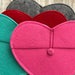Valentine Heart Felt Envelope Solid - DIY Party Favor Supply