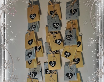 Advent calendar - for christmas - 25 pouches