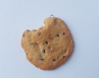 Cookie Charm chewed polymer clay