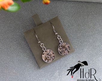 swarovski 15mm silver rhinestone earrings