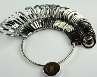 US/Europe/mm size Metal Finger Ring Sizer 36 pieces set -Important Jewelry Tool