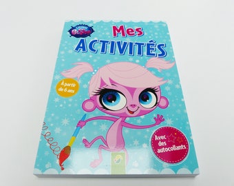 big difference shadow puzzle maze book block 100 activity kids games Pet shop sticker sticker from 6 years count