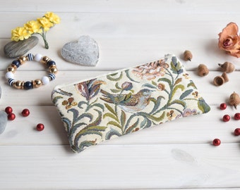 Pencil Pouch, pencil case pouch, MakeUp Bag, étui crayon, birds Pouch, projekttasche, cute school supply, gadget pouch, Pencil, Pencil Case