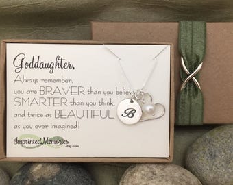 First Communion Gift for GODDAUGHTER Baptism Gift for Goddaughter Necklace for Goddaughter Gift - Confirmation gift for Goddaughter Birthday