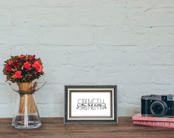 The Lord is My Strength Printable