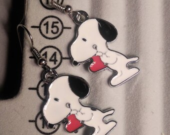 Snoopy Earrings - Peanuts Earrings - Charlie Brown Earrings