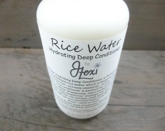 Rice Water Hydrating Deep Conditioner, fermented rice water, rice water, handmade conditioner, rice water conditioner, fermented
