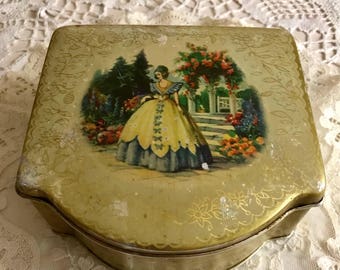 English Tin Vintage 1940's