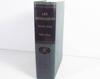 Les Miserables Victor Hugo 1940s Modern Library NY