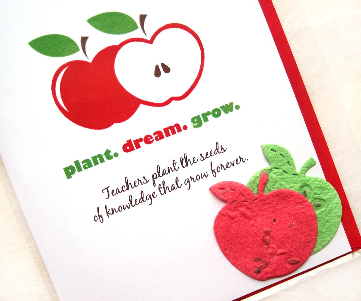Back to School Personalized Teacher Thank You Card Back to School Personalized Teacher Thank You Card