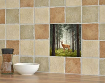 Roe Deer Ceramic Tile