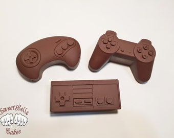 Classic Gaming Controller Chocolate Truffles. Set of 6. Flavors and Fillings of your choice.