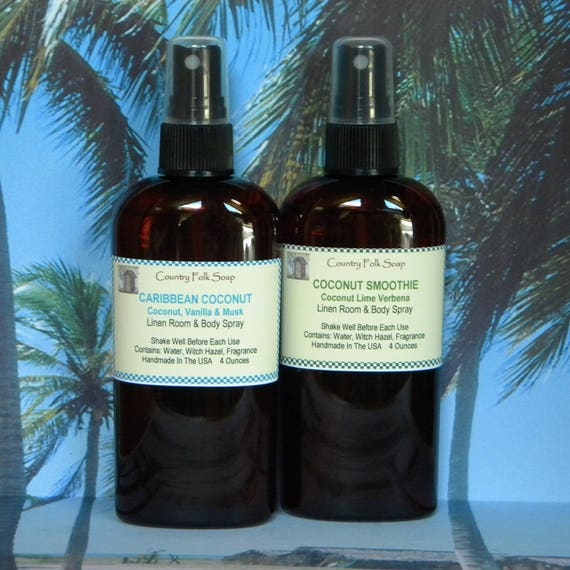 Coconut Room Spray Coconut Body Mist Spray Coconut Home