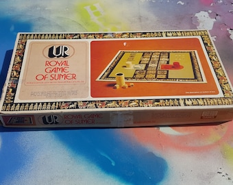 Vintage Board Game, Royal Game of Summer, S and R Games, Ancient Game, Vintage Game, 70s Game, Selchow and Righter, British Museum