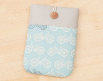 ipad mini cover / ipad mini case / ipad mini sleeve - bicycles in grey -