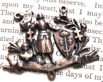 St. Joan of Arc Rosary Center - Vintage Replica - Made in the USA (R52-1206)