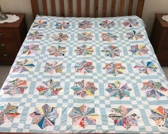Vintage Hand Pieced Quilt