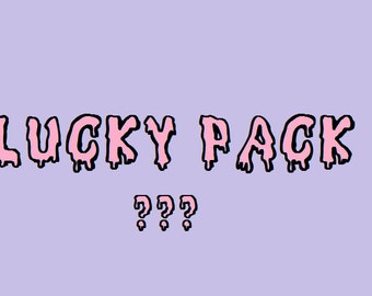Lucky Pack, Full Of Mystery Goodies Worth Double The Price!