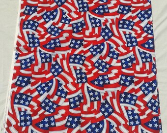 Flag 4th of July Fabric 3 yards - Free Shipping