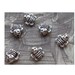 22 Very Small Bumble Bee or Honey Bee Spacer Beads for Thread or Wire 8x8mm Mini Jewelry Beading Supplies