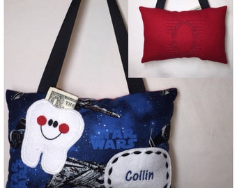 Tooth Fairy Pillow Boy Star Wars Toothfairy Pillow Blue Red