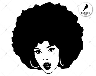 Black woman svg | Etsy