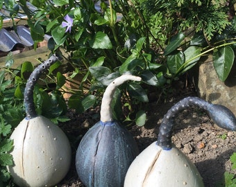 Garden sculpture, home decor, garden ornament, gift idea, ceramic stoneware sculpture