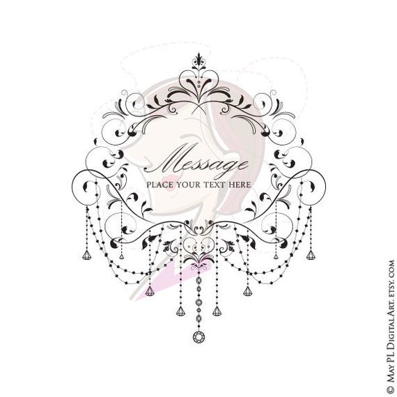 Chandelier Frames Black Retro Flourish Swirl Elegant Chain Crystal Floral Wedding Scrapbook High Resolution VECTOR Clipart 10358 Chandelier Frames Black Retro Flourish Swirl Elegant Chain Crystal Floral Wedding Scrapbook High Resolution VECTOR Clipart 10358