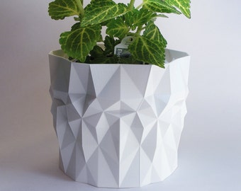 Garden Planter Outdoor Planter Container Gardening Geometric Pot Large Pot Contemporary Modern Decor Modern Pot