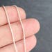 10ft, 3 m, Sterling Silver Daisy Petal Chain 1.4 mm, Diamond Cut for a shiny finish, ideal for dainty necklaces, wholesale discounts