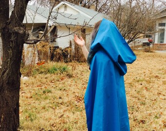 Hooded Traveler's Cape - Cotton