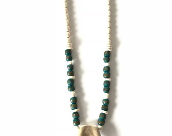 Green Antler Tip Necklace/Gift