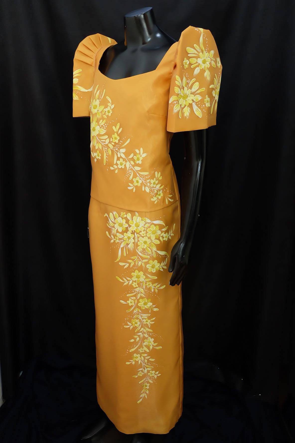 gold gown costume