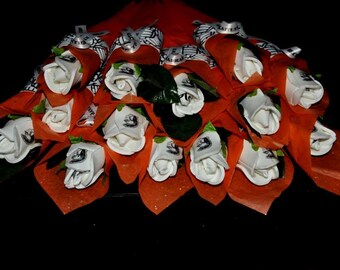 Single stem volleyball roses