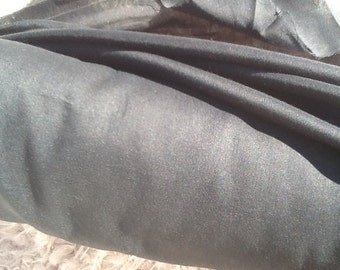 Black Cotton Voile Fabric by the Yard, Cotton Fabric by the Yard, Cotton Yardage, Fabric Yardage