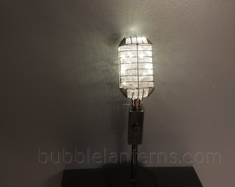 Nashville Hand Made Microphone Lamp From Music City USA
