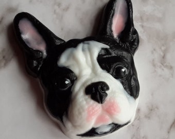 Bulldog mold, dog mold, puppy mold, animal mold, plastic mold, soap mold, french bulldog mold, pug mold, pet mold, hound mold, face mold