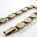 Glue Pad Disc Loop Bracelet Blank ANTIQUED BRASS Link Forms - Lot of 5 Pieces