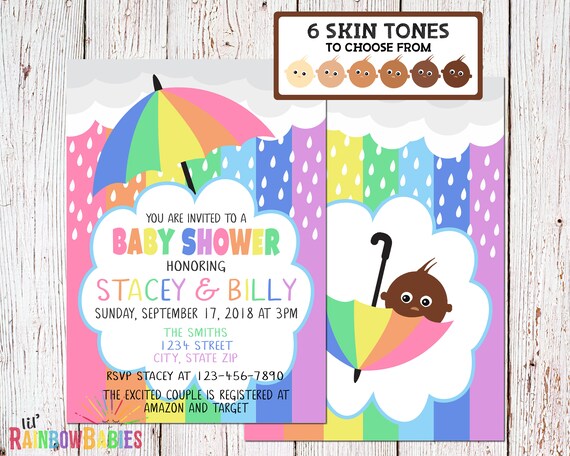 Download Rainbow Baby Announcement Ideas Glitter N Spice