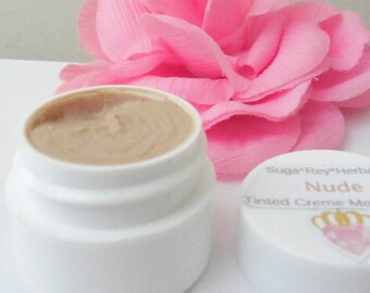 Nude Tinted Creme Moisturizer * Kaolin Clay Tint * With Calendula, Rose, & Green Tea