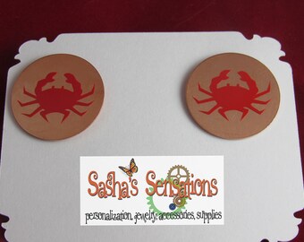 Maryland Crab Earrings
