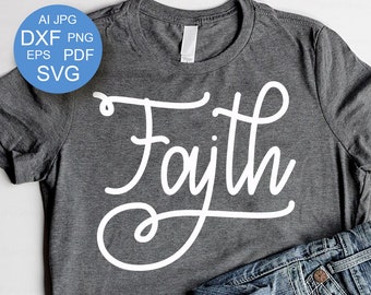 Faith svg | Etsy