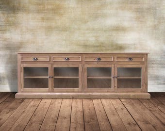 Sideboard, Console Cabinet, Media Console, Reclaimed Wood, TV Stand, Handmade, Rustic