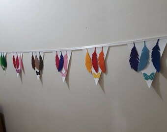 White Luxury Leatherette Bunting