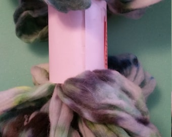 4 ounces 70/20/10% Merino/German Angora/Bombyxx Silk Fiber