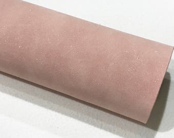 Moonstone Glitter Faux Suede Leather A4 Sheet