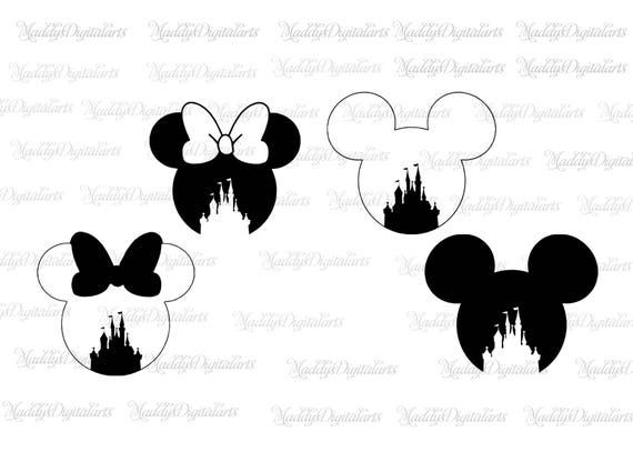 Disney Castle Mickey Mouse SVG, Monogram Minnie Mouse, Svg ...